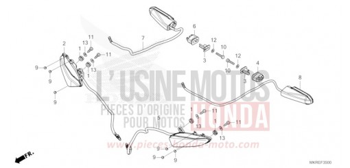 CLIGNOTANT CBR1000SPR de 2024